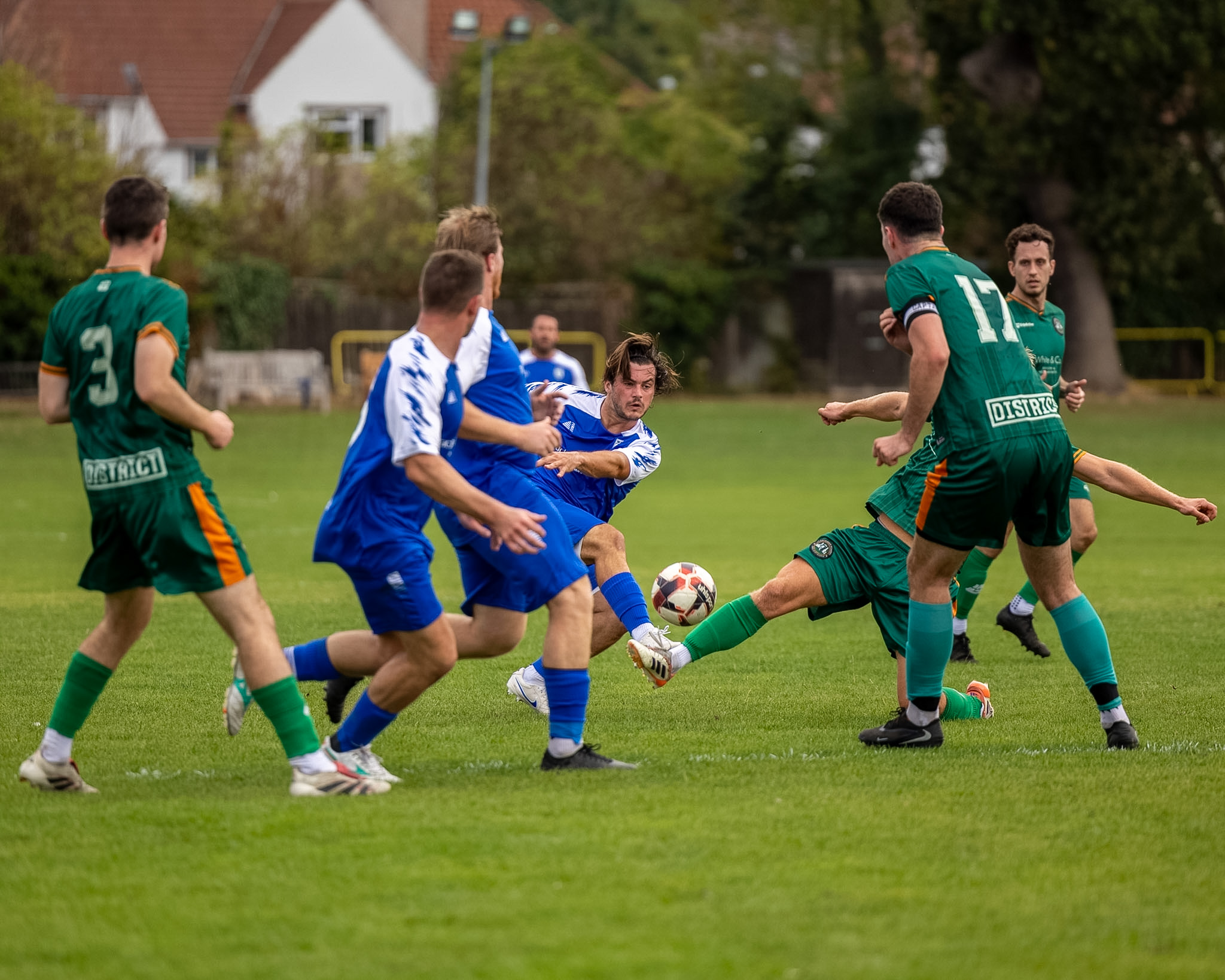 Match action from Worcester Park's 1-1 draw with FC Battersea Ironsides at Skinners Field, 12 September 2026 — photo 7 of 35
