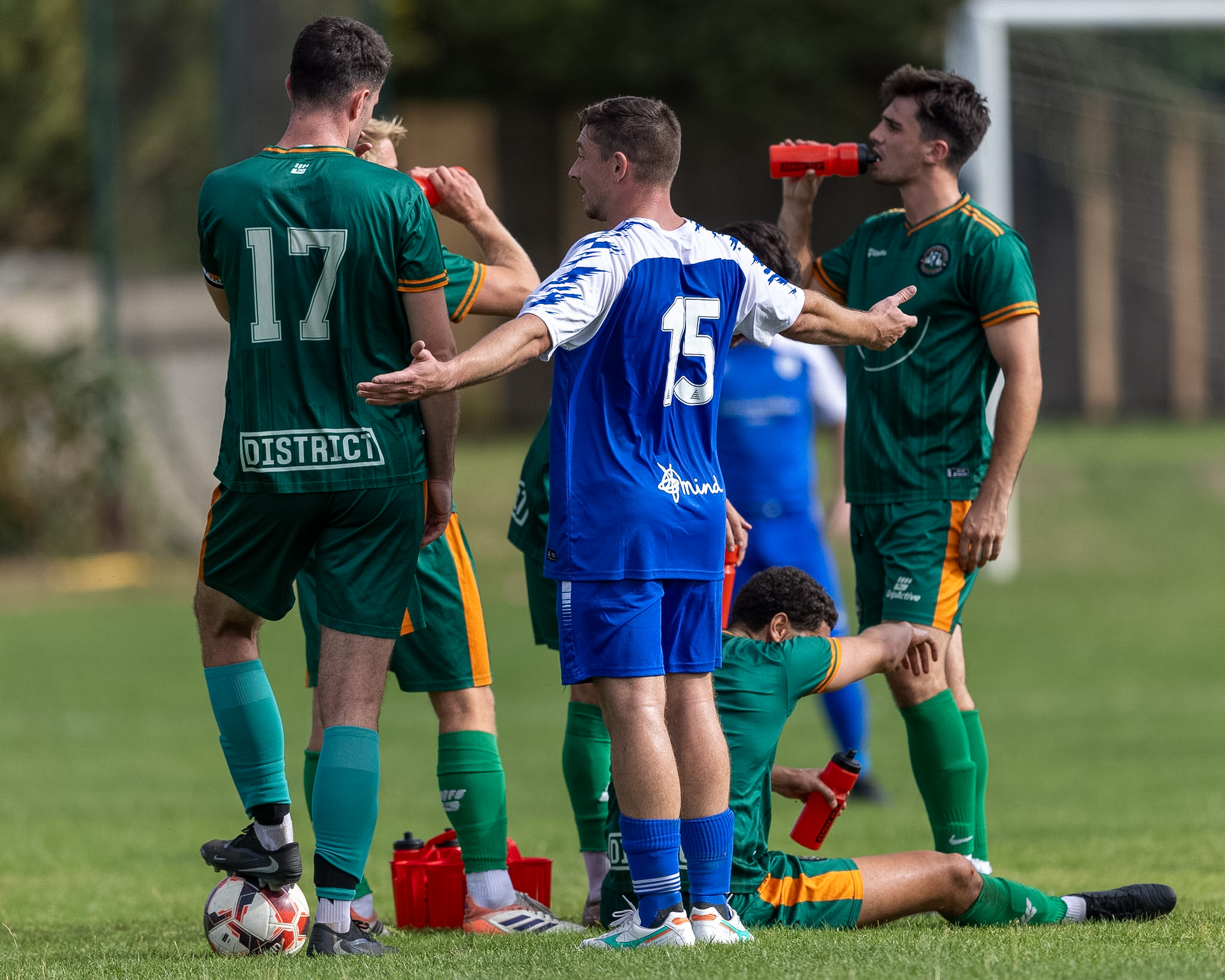 Match action from Worcester Park's 1-1 draw with FC Battersea Ironsides at Skinners Field, 12 September 2026 — photo 16 of 35