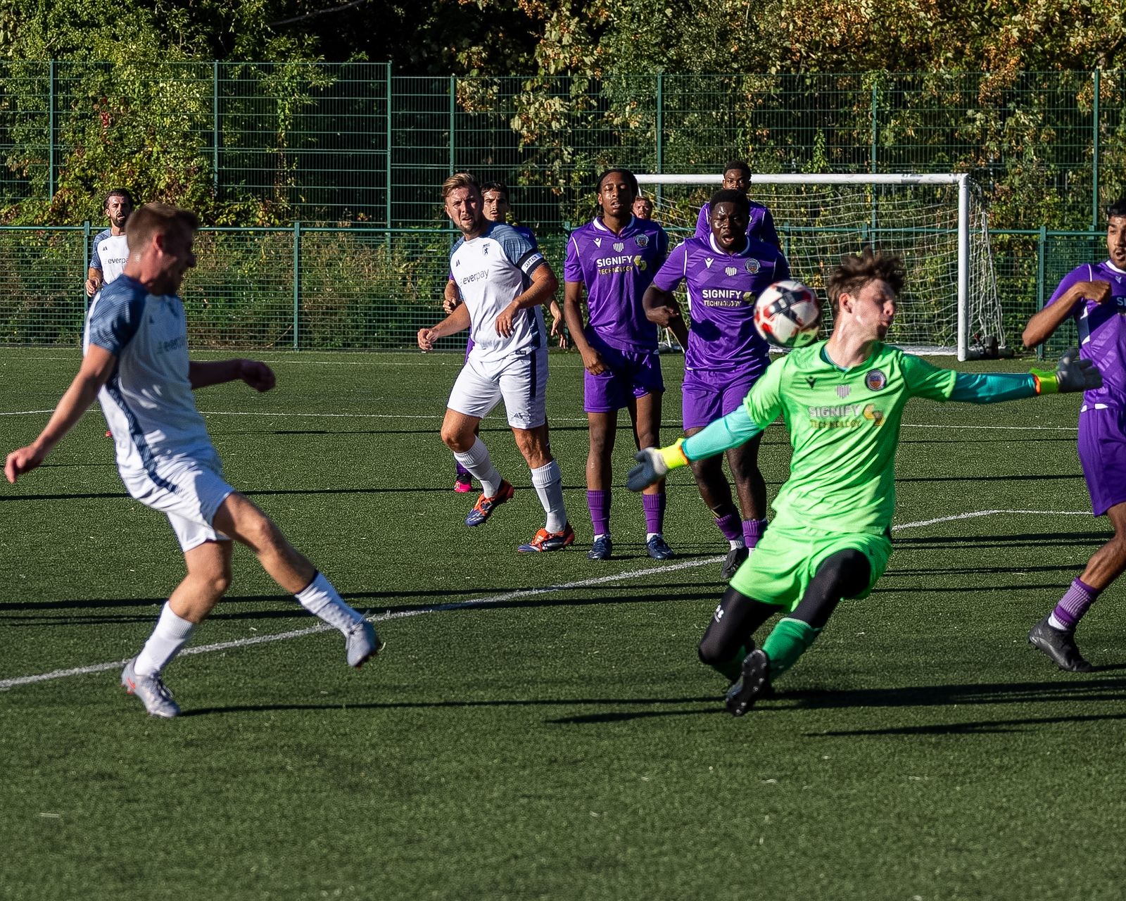 Match action from Worcester Park's cup tie away to Tooting & Mitcham United FC 23's, 5 September 2026 — photo 1 of 36