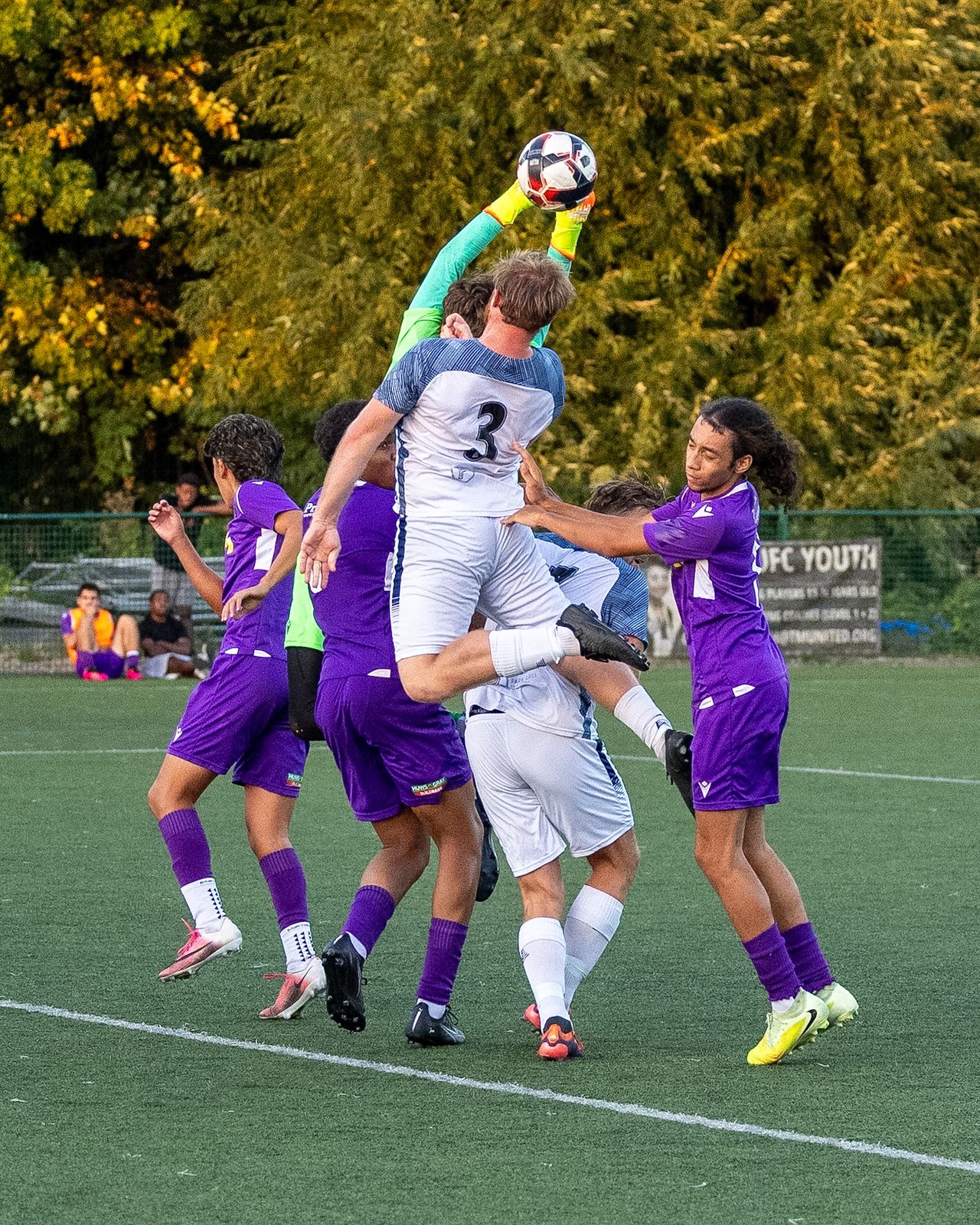 Match action from Worcester Park's cup tie away to Tooting & Mitcham United FC 23's, 5 September 2026 — photo 8 of 36