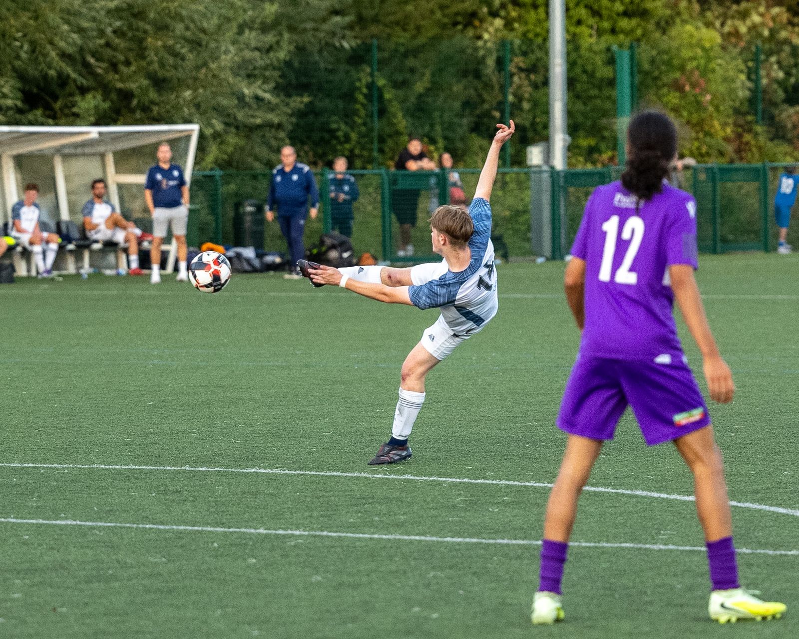 Match action from Worcester Park's cup tie away to Tooting & Mitcham United FC 23's, 5 September 2026 — photo 11 of 36