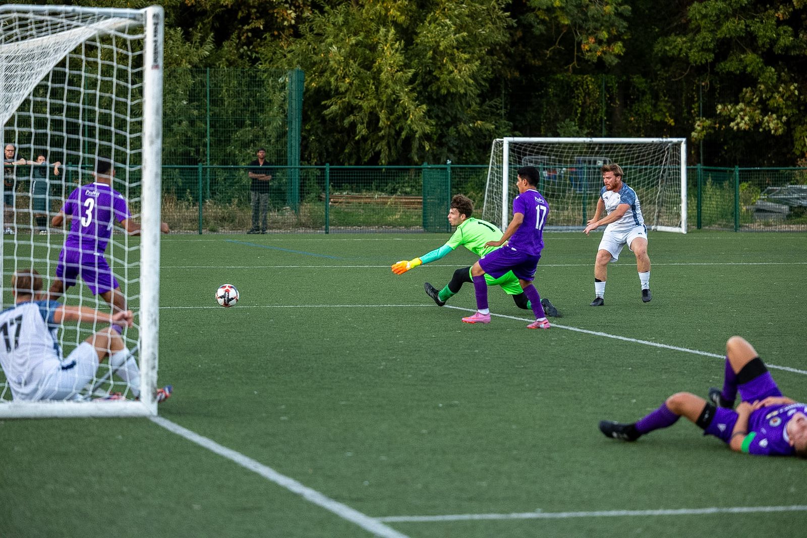 Match action from Worcester Park's cup tie away to Tooting & Mitcham United FC 23's, 5 September 2026 — photo 12 of 36