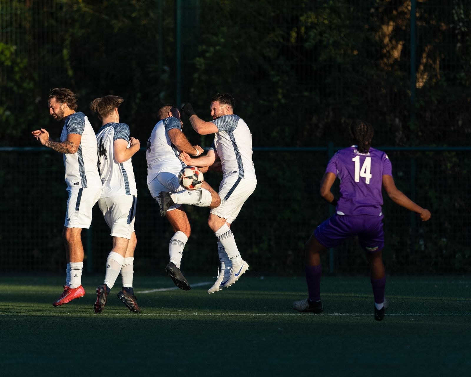 Match action from Worcester Park's cup tie away to Tooting & Mitcham United FC 23's, 5 September 2026 — photo 21 of 36